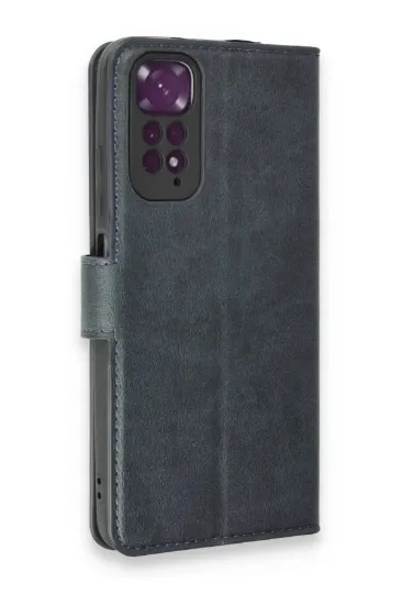 Newface Xiaomi Redmi Note 11 Pro Kılıf Trend S Plus Kapaklı Kılıf - Lacivert resmi