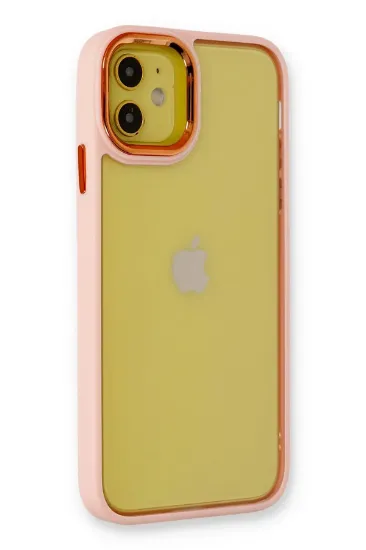 Newface iPhone 12 Kılıf Dora Kapak - Pudra resmi