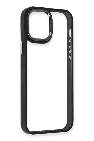 Newface iPhone 12 Pro Max Kılıf Dora Kapak - Siyah resmi