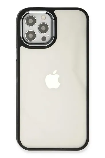Newface iPhone 12 Pro Max Kılıf Dora Kapak - Siyah resmi