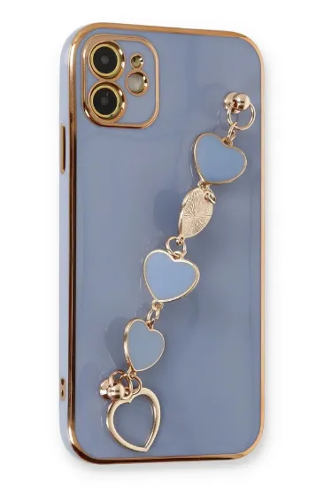 Newface iPhone 12 Kılıf Esila Silikon - Gri resmi