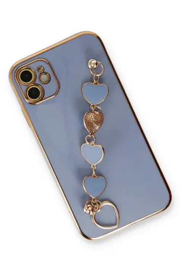 Newface iPhone 12 Kılıf Esila Silikon - Gri resmi