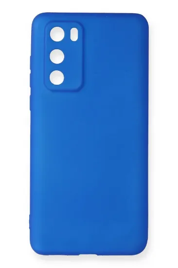 Newface Huawei P40 Kılıf First Silikon - Mavi resmi