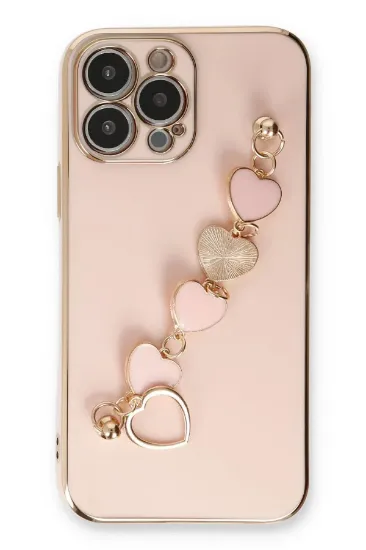 Newface iPhone 13 Pro Kılıf Esila Silikon - Pudra resmi