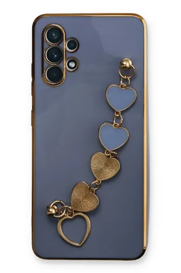Newface Samsung Galaxy A32 Kılıf Esila Silikon - Gri resmi