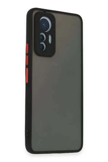 Newface Xiaomi Mi 12 Lite Kılıf Montreal Silikon Kapak - Siyah resmi