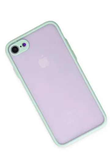 Newface iPhone 7 Kılıf Montreal Silikon Kapak - Turkuaz resmi