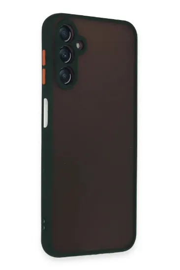 Newface Samsung Galaxy A14 4G Kılıf Montreal Silikon Kapak - Yeşil resmi