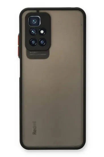 Newface Xiaomi Redmi 10 2022 Kılıf Montreal Silikon Kapak - Siyah resmi