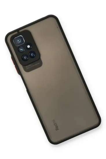 Newface Xiaomi Redmi 10 2022 Kılıf Montreal Silikon Kapak - Siyah resmi