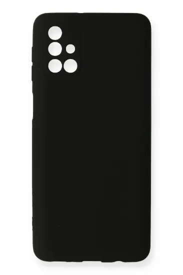 Newface Samsung Galaxy M31S Kılıf First Silikon - Siyah resmi