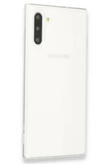 Newface Samsung Galaxy Note 10 Kılıf Lüx Şeffaf Silikon resmi