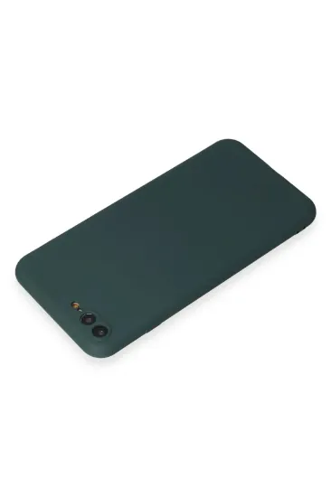 Newface iPhone 7 Plus Kılıf First Silikon - Koyu Yeşil resmi