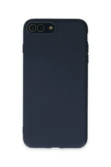 Newface iPhone 7 Plus Kılıf Lansman Glass Kapak - Lacivert resmi