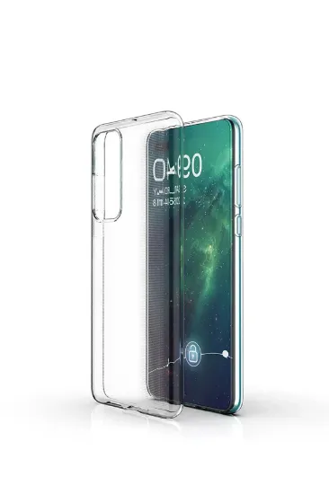 Newface Huawei P40 Kılıf Lüx Şeffaf Silikon - Şeffaf resmi
