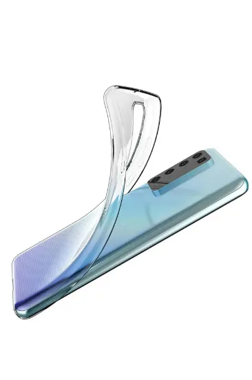 Newface Huawei P40 Kılıf Lüx Şeffaf Silikon - Şeffaf resmi