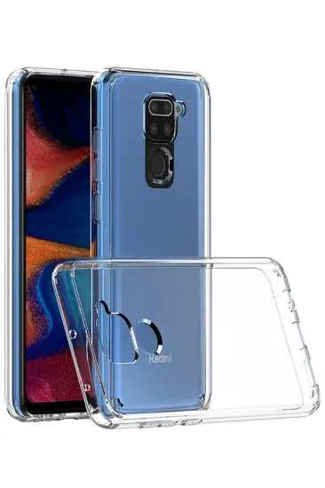 Newface Xiaomi Redmi Note 9 Kılıf Lüx Şeffaf Silikon - Şeffaf resmi