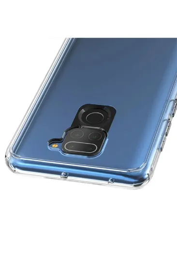 Newface Xiaomi Redmi Note 9 Kılıf Lüx Şeffaf Silikon - Şeffaf resmi