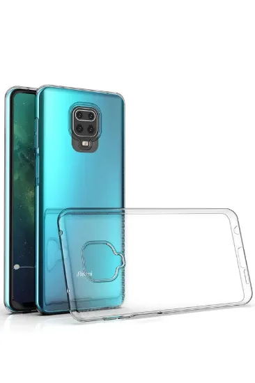 Newface Xiaomi Redmi Note 9 Pro Kılıf Lüx Şeffaf Silikon - Şeffaf resmi