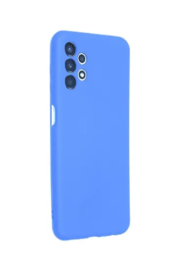 Newface Samsung Galaxy A13 4G Kılıf First Silikon - Mavi resmi