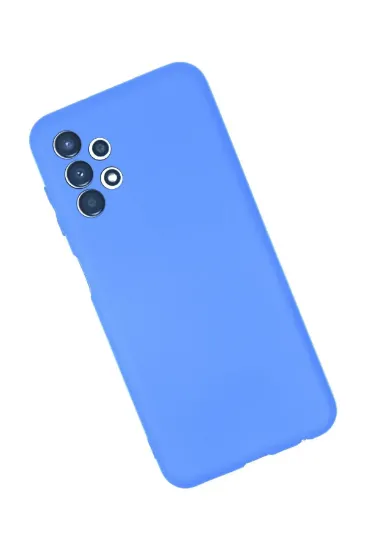 Newface Samsung Galaxy A13 4G Kılıf First Silikon - Mavi resmi