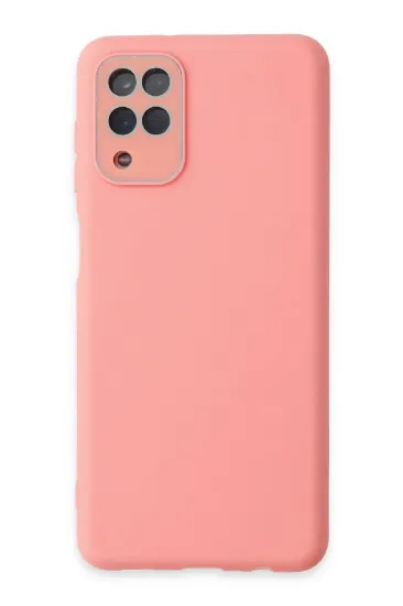 Newface Samsung Galaxy A22 Kılıf Lansman Glass Kapak - Pembe resmi