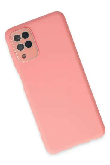 Newface Samsung Galaxy A22 Kılıf Lansman Glass Kapak - Pembe resmi