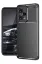 Newface Xiaomi Poco X5 5G Kılıf Auto Focus Karbon Kapak - Siyah resmi