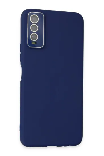 Newface Vivo Y11S Kılıf Lansman Glass Kapak - Sky Blue resmi