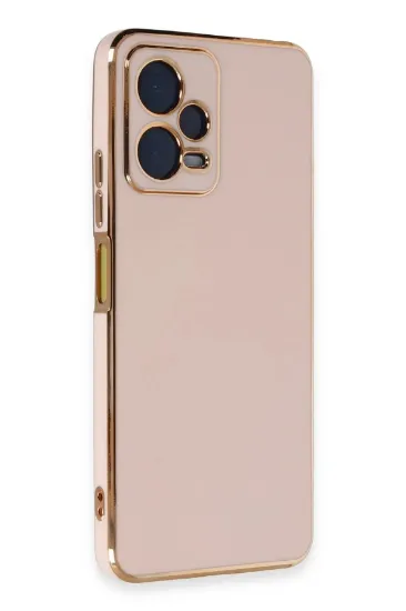 Newface Xiaomi Poco X5 5G Kılıf Volet Silikon - Pembe resmi