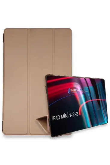 Newface iPad Mini 3 Kılıf Tablet Smart Kılıf - Rose Gold resmi