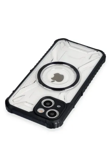 Newface iPhone 14 Kılıf Prag Magneticsafe Kapak - Siyah resmi