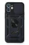 Newface iPhone 12 Mini Kılıf Pars Lens Yüzüklü Silikon - Lacivert resmi