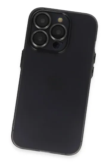 Newface iPhone 13 Pro Max Kılıf Luko Lens Silikon - Siyah resmi