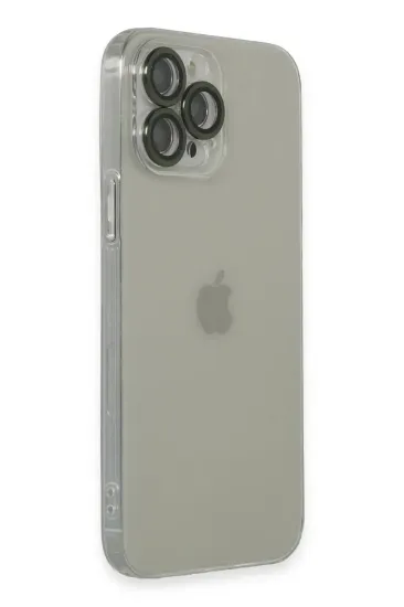 Newface iPhone 13 Pro Max Kılıf Luko Lens Silikon - Yeşil resmi