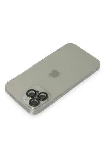 Newface iPhone 13 Pro Max Kılıf Luko Lens Silikon - Yeşil resmi