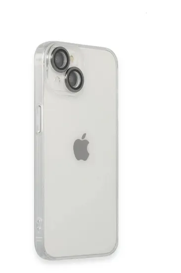 Newface iPhone 14 Kılıf Luko Lens Silikon - Siyah resmi