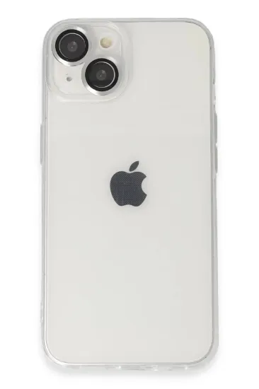 Newface iPhone 14 Kılıf Luko Lens Silikon - Gümüş resmi