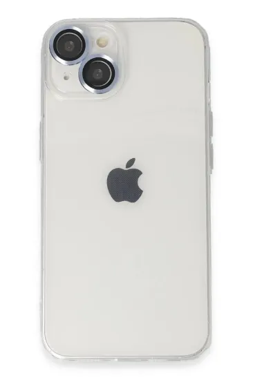 Newface iPhone 14 Kılıf Luko Lens Silikon - Sierra Blue resmi