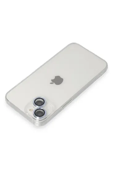 Newface iPhone 14 Kılıf Luko Lens Silikon - Sierra Blue resmi