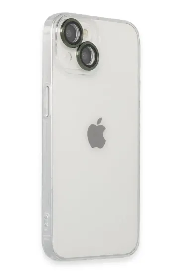 Newface iPhone 14 Kılıf Luko Lens Silikon - Yeşil resmi