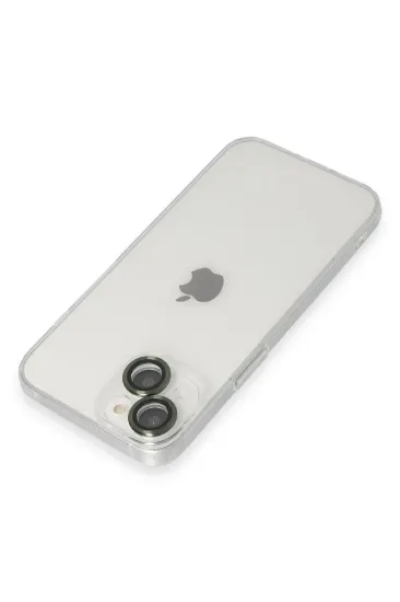 Newface iPhone 14 Kılıf Luko Lens Silikon - Yeşil resmi