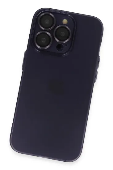 Newface iPhone 14 Pro Max Kılıf Luko Lens Silikon - Siyah resmi
