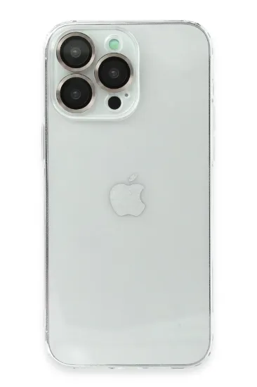 Newface iPhone 14 Pro Max Kılıf Luko Lens Silikon - Gold resmi