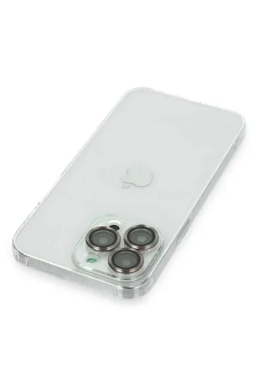 Newface iPhone 14 Pro Max Kılıf Luko Lens Silikon - Gold resmi