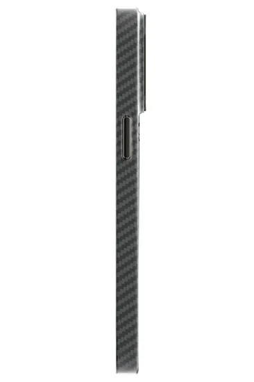 Newface iPhone 13 Pro Max Kılıf Mekanik Magsafe Kapak - Füme - 1 resmi