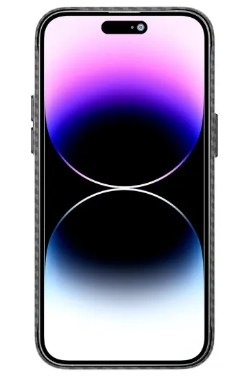 Newface iPhone 13 Pro Max Kılıf Mekanik Magsafe Kapak - Füme - 3 resmi