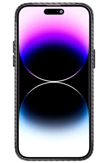 Newface iPhone 13 Pro Max Kılıf Mekanik Magsafe Kapak - Derin Mor resmi