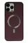 Newface iPhone 13 Pro Kılıf Coco Deri Magneticsafe Silikon - Bordo resmi