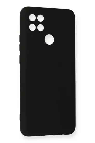 Newface Oppo A15 Kılıf Nano içi Kadife Silikon - Siyah resmi